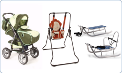 Детские коляски качели санки дождевики производитель Польша